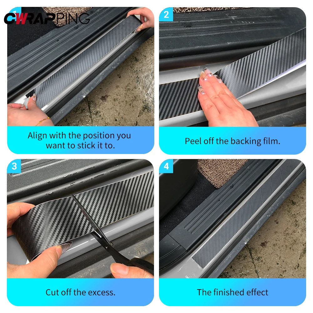 ألياف الكربون الفينيل التفاف ملصقات السيارات خوذة طبقة حماية للسيارات دراجة نارية الجسم الديكور طبقة مقاومة للخدش للسيارة