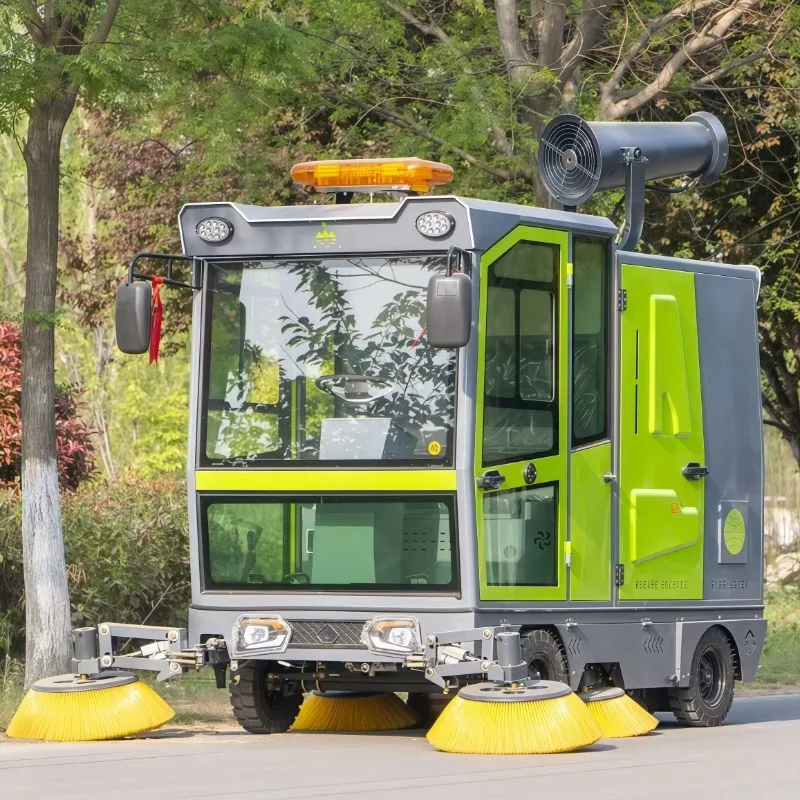 OEM Electric Street Cleaning Road Vacuum Sweeper Washing and Sweeping Truck Road Sweeper Vehicle