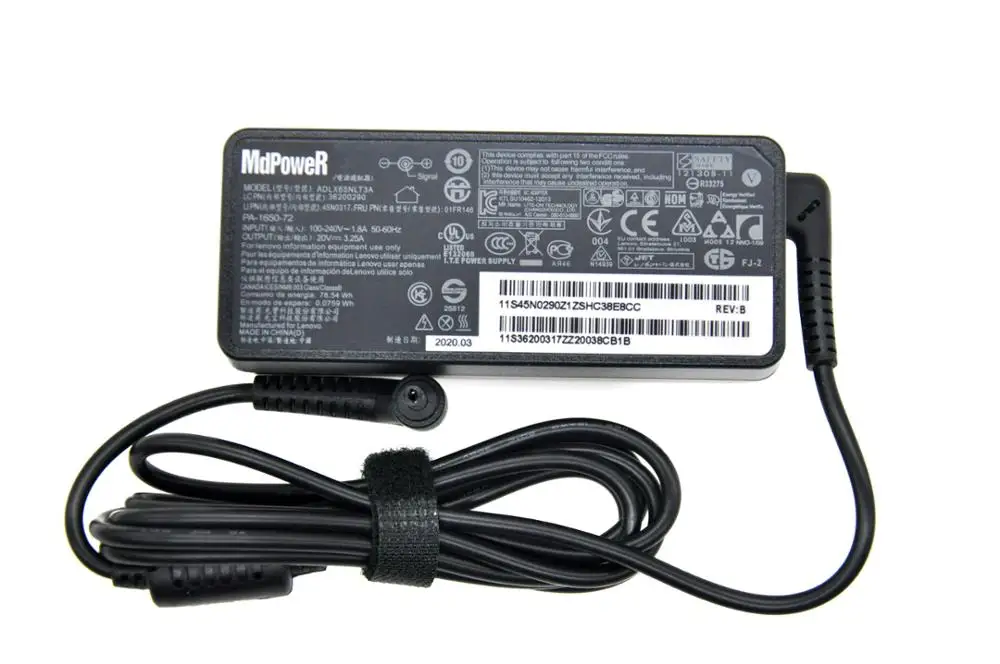 

20V 3.25A 65W 4.0*1.7 charger FOR lenovo yoga 710s 510s 310s-14 AC adapter power supply adlx65clge2a