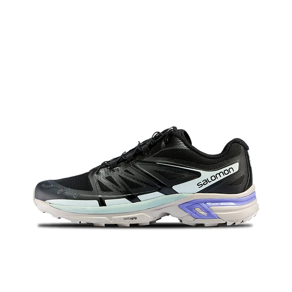 SALOMON XT Wings 2 Outdoor Sports Mesh, Textile Low top Running Shoes Unisex Black L41313700