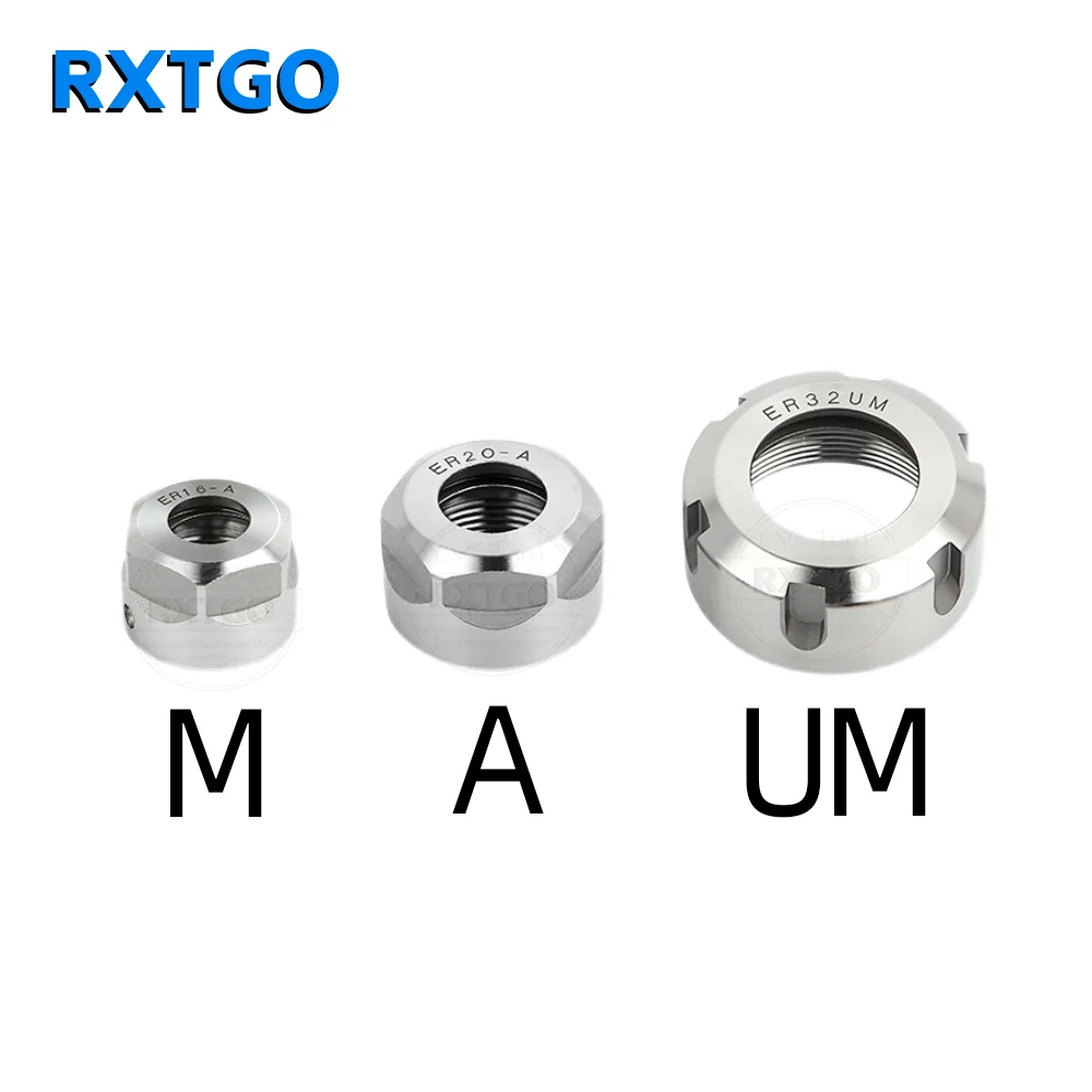 ER Nut Collet Nut ER8 ER11 ER16 ER20 ER25 ER32 A M UM NUT Nut ER Nut for ER Collet and Tool Holder Bracket Tool Extension Rod