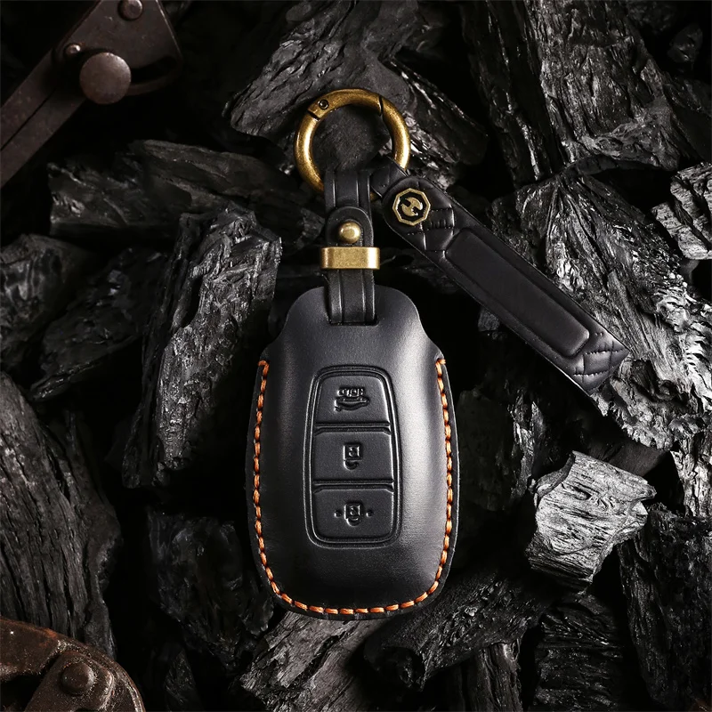 3/4/5 Buttons Car Key Case Cover Keychain for Hyundai I30 Ix35 KONA Encino Solaris Azera Grandeur Ig Accent Santa Fe Palisade