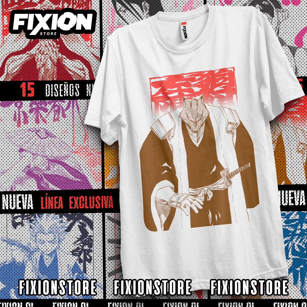 Bleach Colección Capitanes – Escuadron 7Anime T Shirt Manga Gift For Anime Lover All Size Cotton