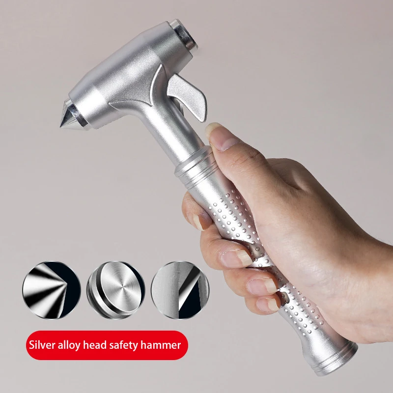Solid Car Emergency Safety Hammer Escape Tool Car Window Breaker Seat Belt Cutter Multifunctional Escape Tools Car Accessories