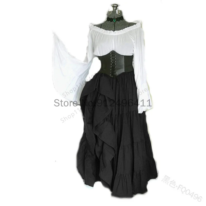 Masquerade Victorian Gothic Queen Evening Dress Medieval Renaissance Elf Princess Lolita Party Women Dance Retro Cosplay Costume