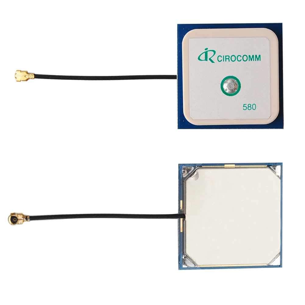 Beitian BT-580 Cirocomm GPS Active Antenna Internal Antenna 32db High Gain Ceramic Antenna SIM808 IPEX 1575.42MHZ 50Ω 25*25*5mm