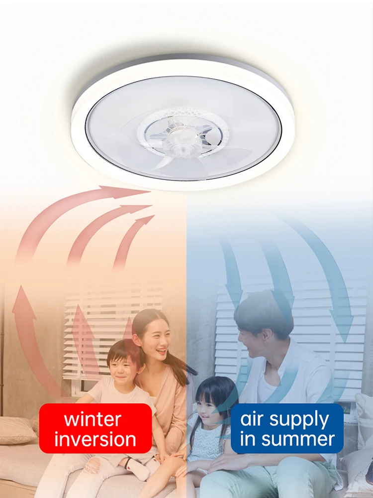 120 واط LED ضوء السقف مروحة السقف الحديثة بسيطة غرفة نوم المنزل التحكم عن بعد عكس الضوء مروحة ضوء