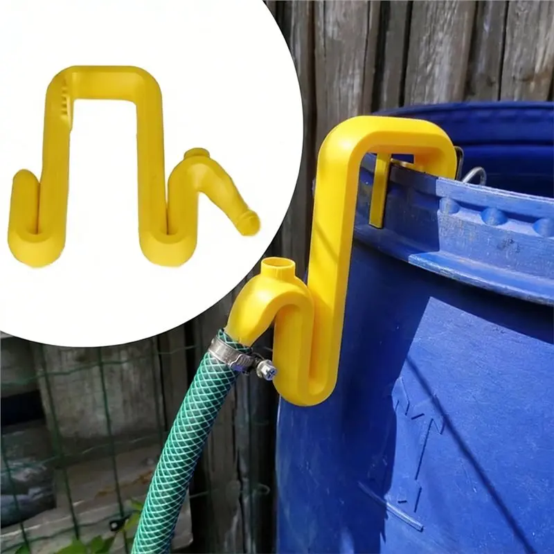 AB33-Bucket No-Drill For Water Drainage Hose With Overflow Pipe Downspout For Rain Barrels For Water Tanks