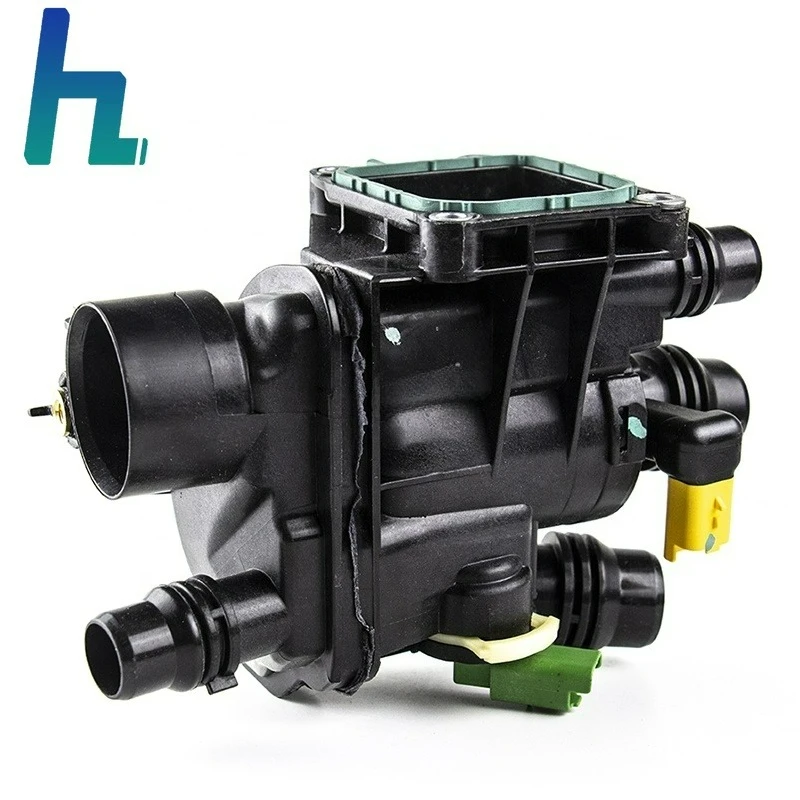 

9812131480 Automotive Spare Parts New Thermostat Hosing Water Flange Engine Coolant for Peugeot 308 1.2T 3553499