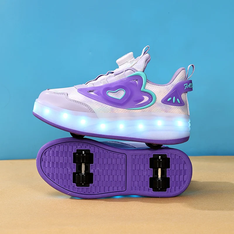 

Trendy shoes: 4-Wheel Auto-Retractable Invisible – Girls' Sneakers, Roller Skates for Kids, Adults & Boys