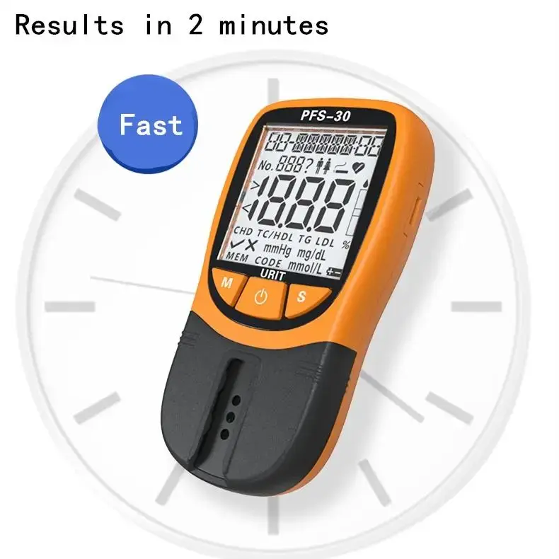 HDL LDL Triglyceride Cholesterol Test Kit  Lipid Profile Analyzer in 1 Lipid Cholesterol Meter