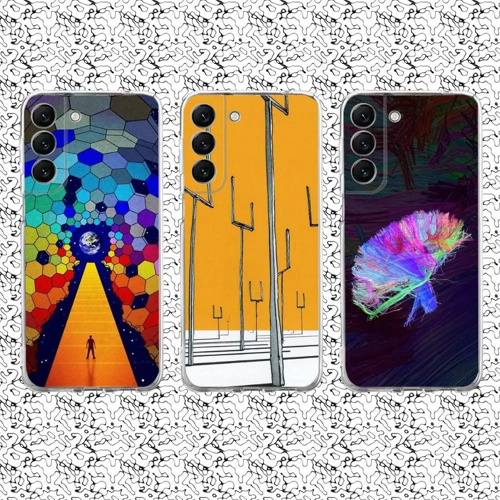 

M-Muse Band Album Phone Case For Samsung S24,30,21,22,23,20 FE,lite,PIus,Ultra,5G,Note,9,10 Transparent Cover