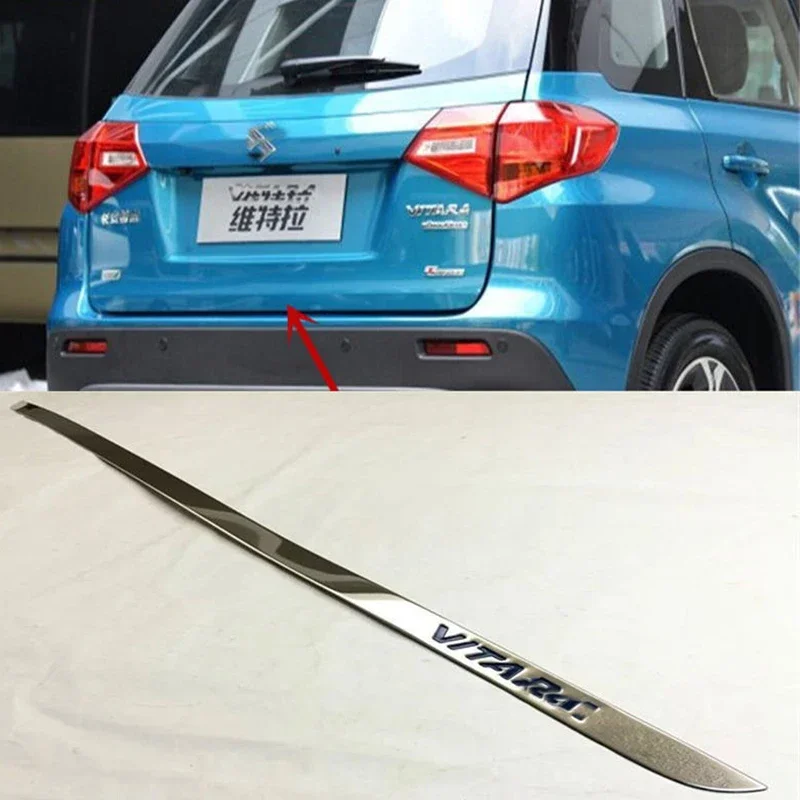 For Suzuki Vitra Modified Trim Strip Tailgate Trim Strip Vitara Trunk Special Decorative Bright Strip Car Accesories