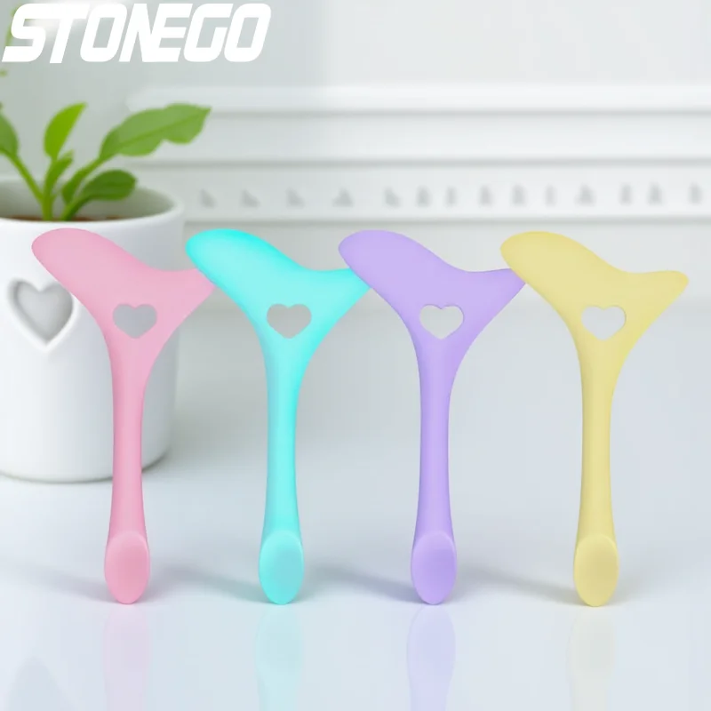 Silikon Make-up Werkzeuge Wimpern Applikator Lippenstift Mascara Eyeliner Schild Schönheit Zubehör