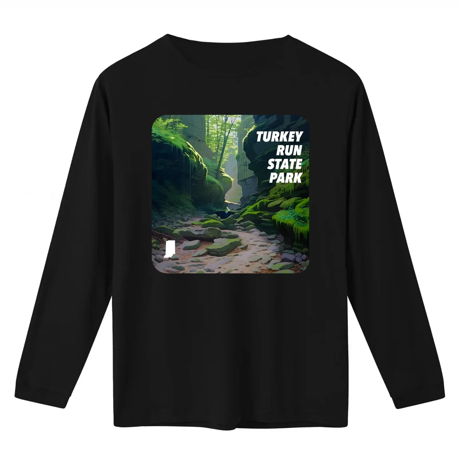 Turkey Run State Park T-Shirt Summer Casual Cotton Tee Oversized Streetwear Tops Vintage Graphic Print Unisex Men Women