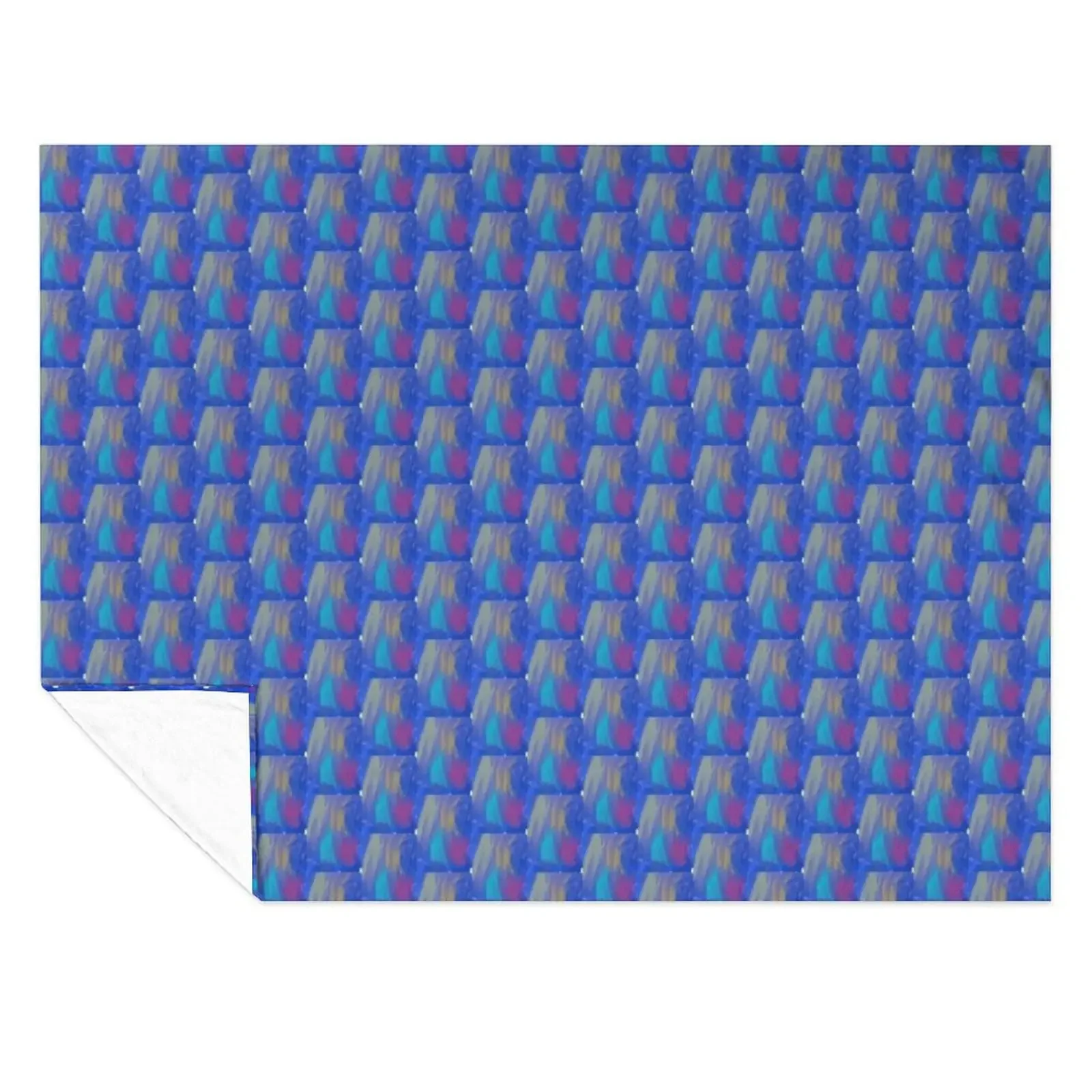 

a coloured window Throw Blanket Flannel Warm Luxury Brand Large Blankets