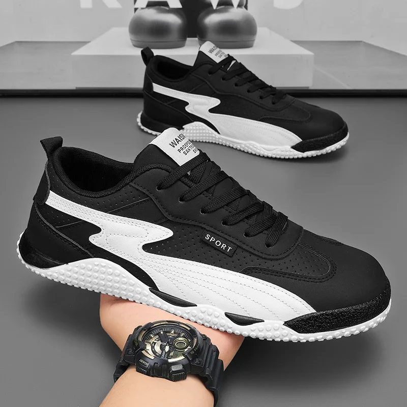 

Мужская повседневная обувь, летние удобные мужские повседневные кроссовки без шнуровки с дышащей сеткой, модные легкие мужские прогулочные кроссовки