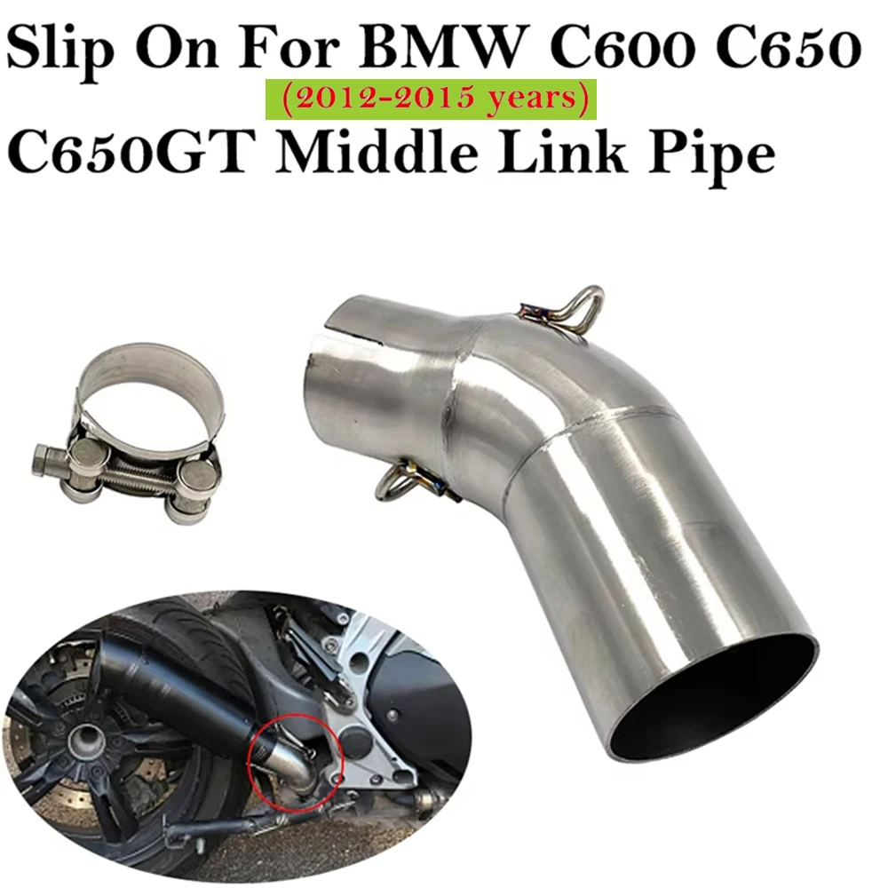 Motorrad-Auspuffschalldämpfer Connect Slip On für BMW C600 Sport C650 GT C600 C650GT 2012–2015