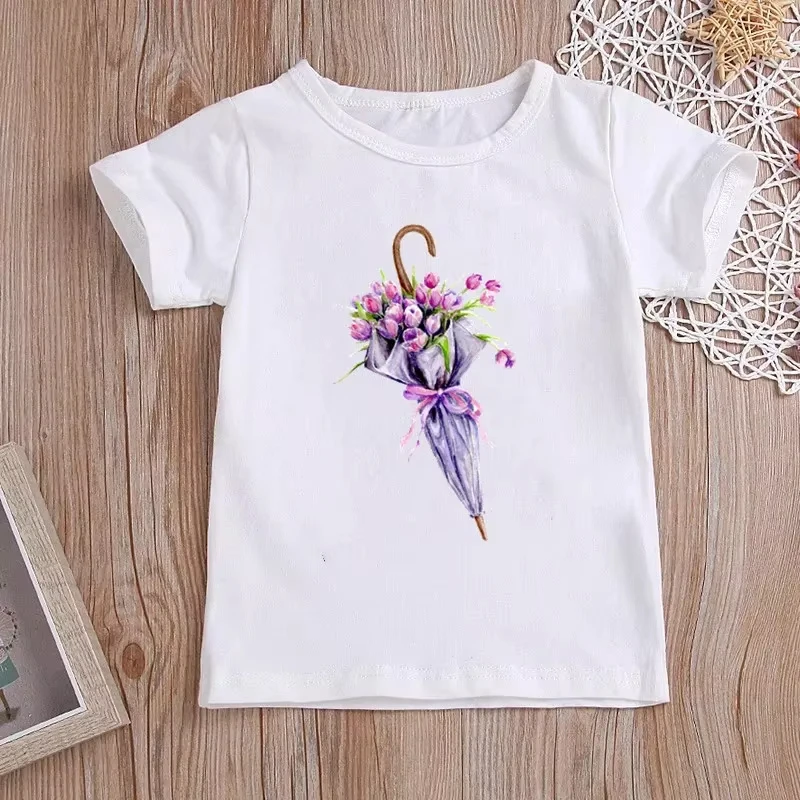 Unisex Watercolor Heart Balloon Floral Graphic T Shirt Cute Hot Air Balloon Flower Print Short Sleeve Crew Neck Summer Tee