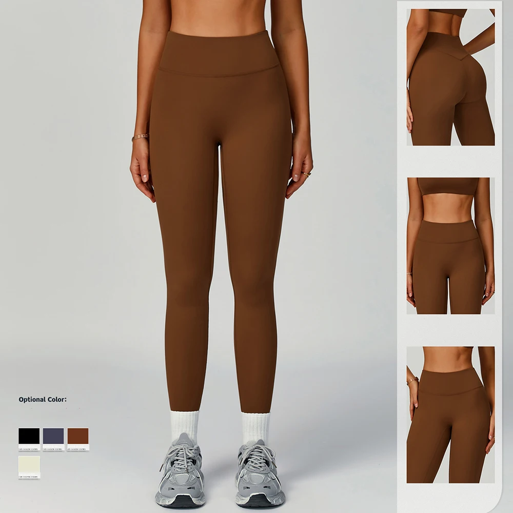 

Women's High Waisted Yoga Leggings Eco-Friendly Recycled Nylon-Spandex Running Workout Tights Quick Dry Stretch for Gym, Fitness