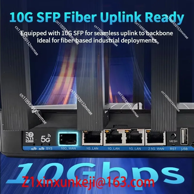 New Tri-band WIFI7 4G 5g Dual SIM Router OpenWRT 2.4G 5.8G 6G WIFI Modem