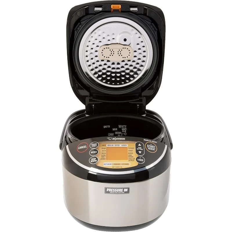 Zojirushi NP-NWC18 pression induction chauffage 10-Cup cuiseur à riz et réchauffeur, cuiseurs à riz, nouveau