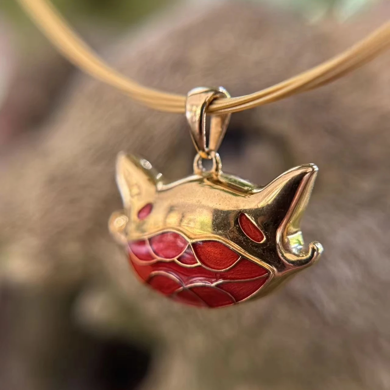 Trendy Animal Ox Cow Enamel Jewelry Solid Silver Pendant Necklace for Kid and Women