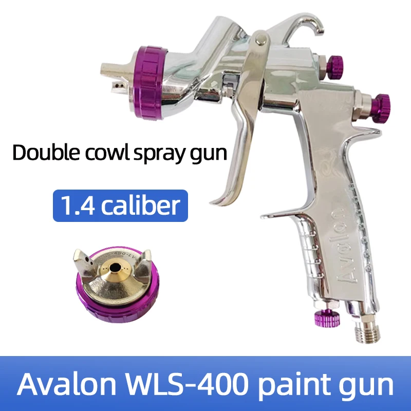 Taiwan original Avalon 400 Car Spray Gun Spray Paint Oil Based Varnish Spray Gun Nozzle 1.4 Caliber Pneumatic Can Gravity Type