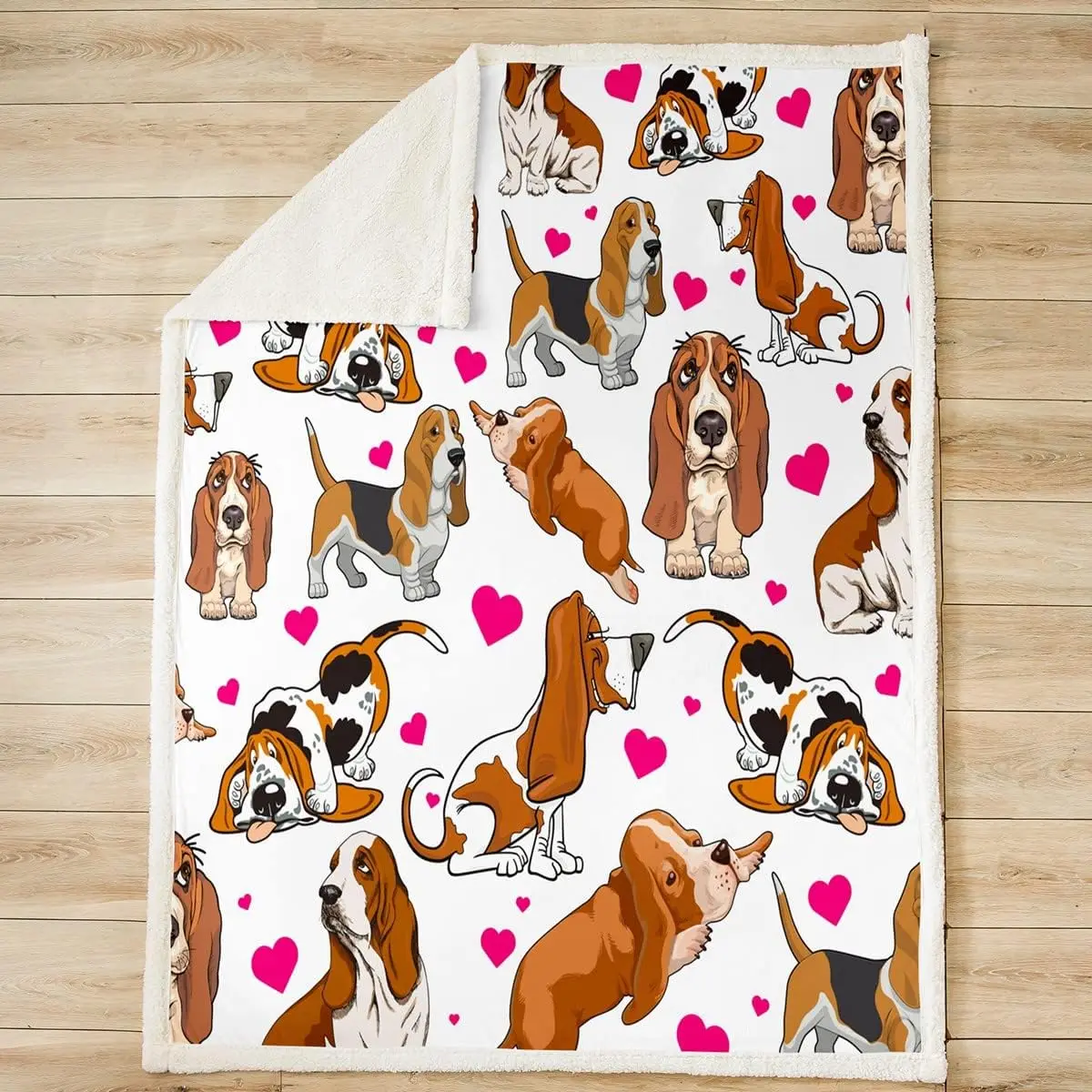 Kids Cartoon Dogs Fleece Throw Blanket Toddler Cute Pet Dog Sherpa Blanket Children Kawaii Dog Puppy Plush Blanket