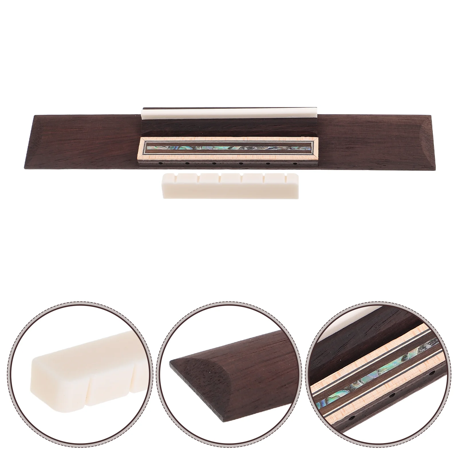 

Guitar Code Bridge Saddle DIY Electric Kit Classical Replacement Rose Wood Acoustic Accessories