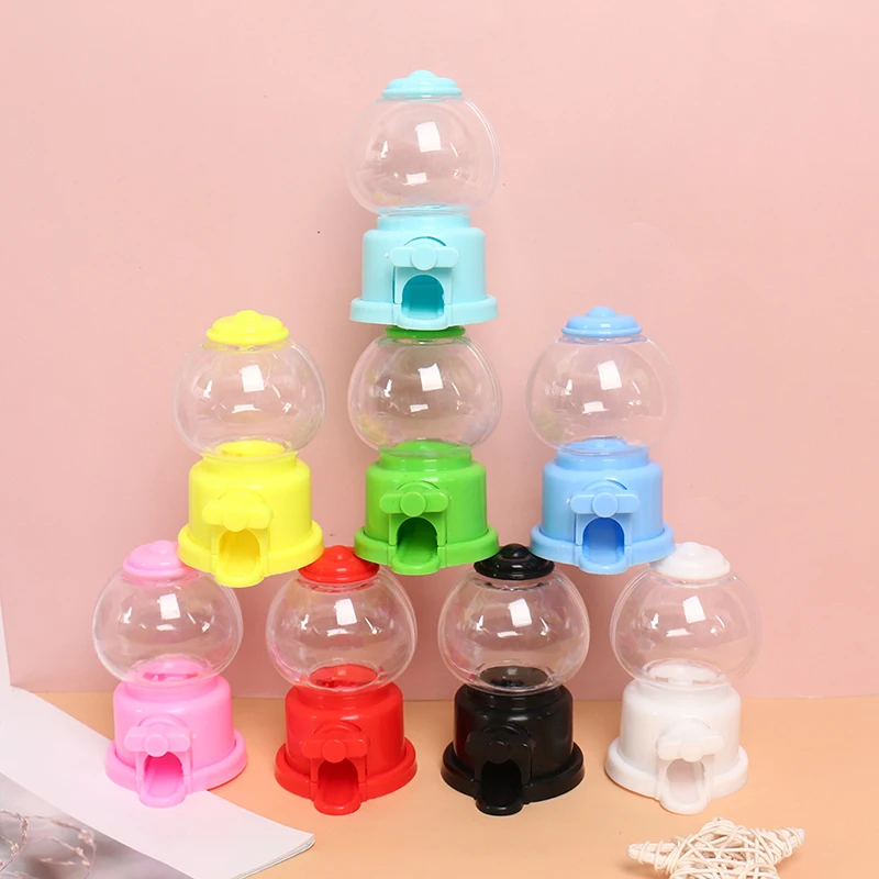 1pc Cute Sweet Mini Candy Machine Kids Bubble Gift Children Bank Toys Dispenser Gumball Coin Saving Box