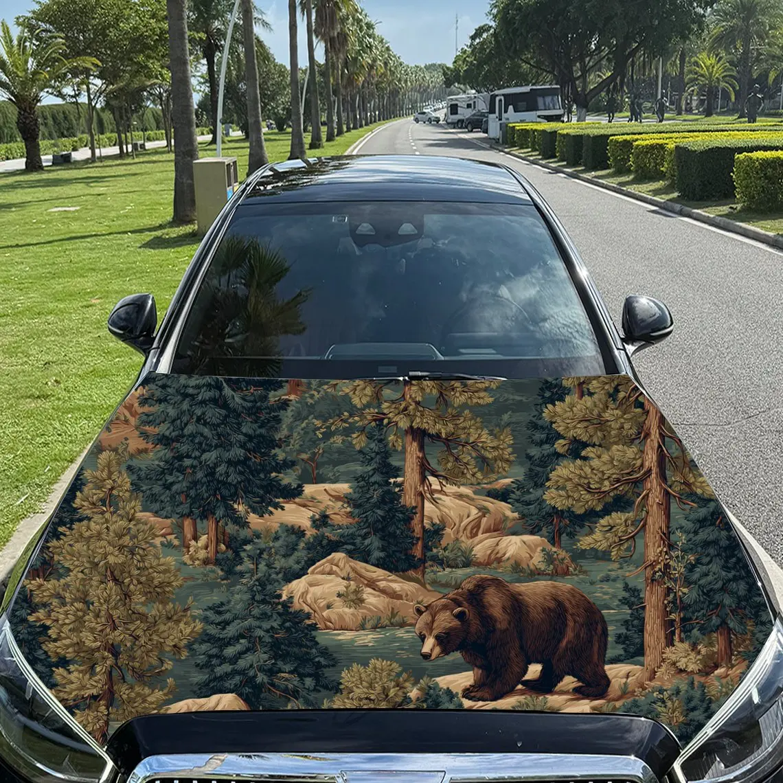 Car Decal Brown Bea…