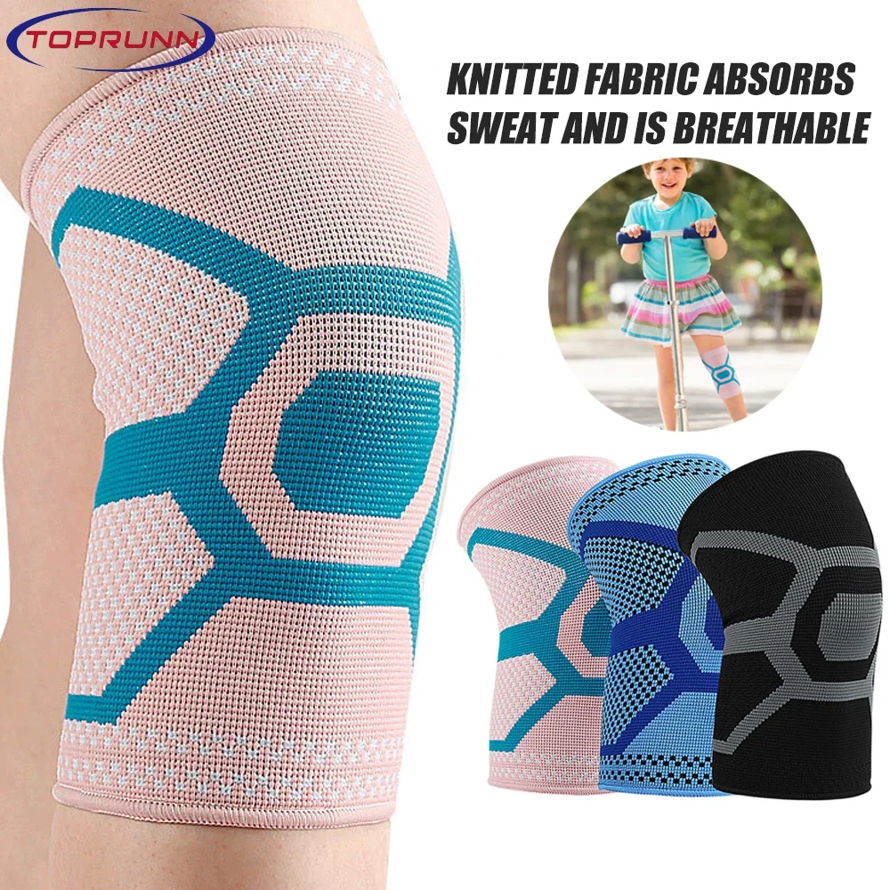 

1PC Kids Knee Brace Sleeve,Knee Pads for Kids,Youth Knee Compression Sleeve Children Knee Support Boys & Girls Kids KneePads