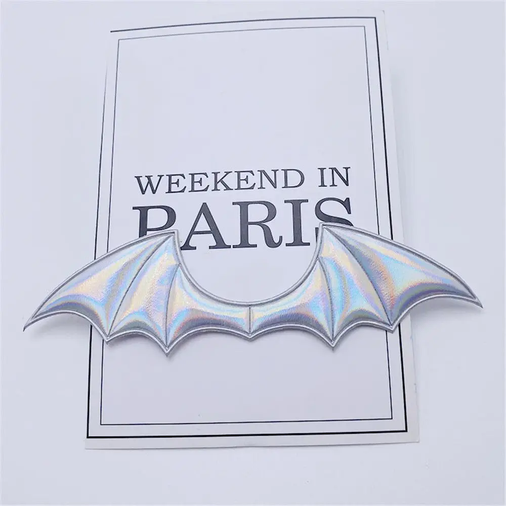 1/15 шт. 14,5*4 см, кожаная ткань, крылья демона, летучая мышь, мягкая аппликация для «сделай сам», костюм на Хэллоуин, заколка для волос вампира, декоративная накладка