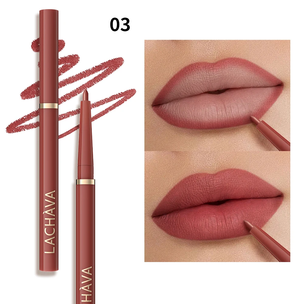 قلم تحديد شفاه مخملي غير لامع مقاوم للماء، يدوم طويلاً ومقاوم للكوب مع لمسة نهائية مخملية قطيفة |   أحمر الشفاه