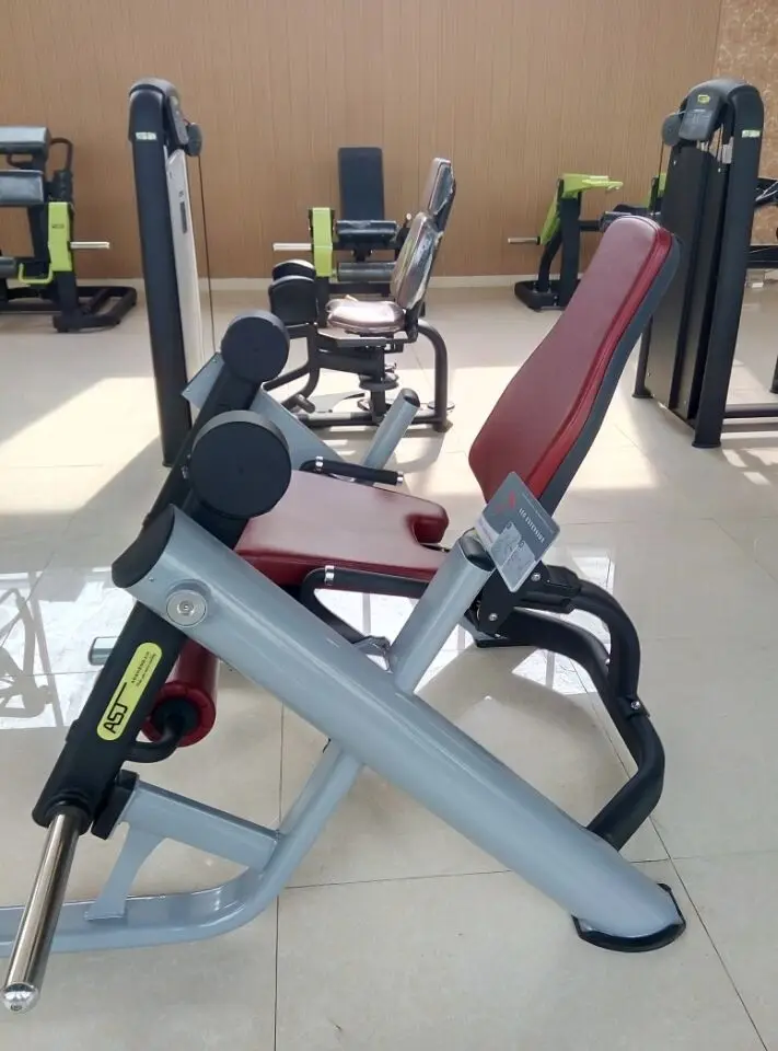 Iso-Lateral Leg Extension Leg Curl Commercial Gym Equipment MS604 Plate Loaded Leg Extension Machine