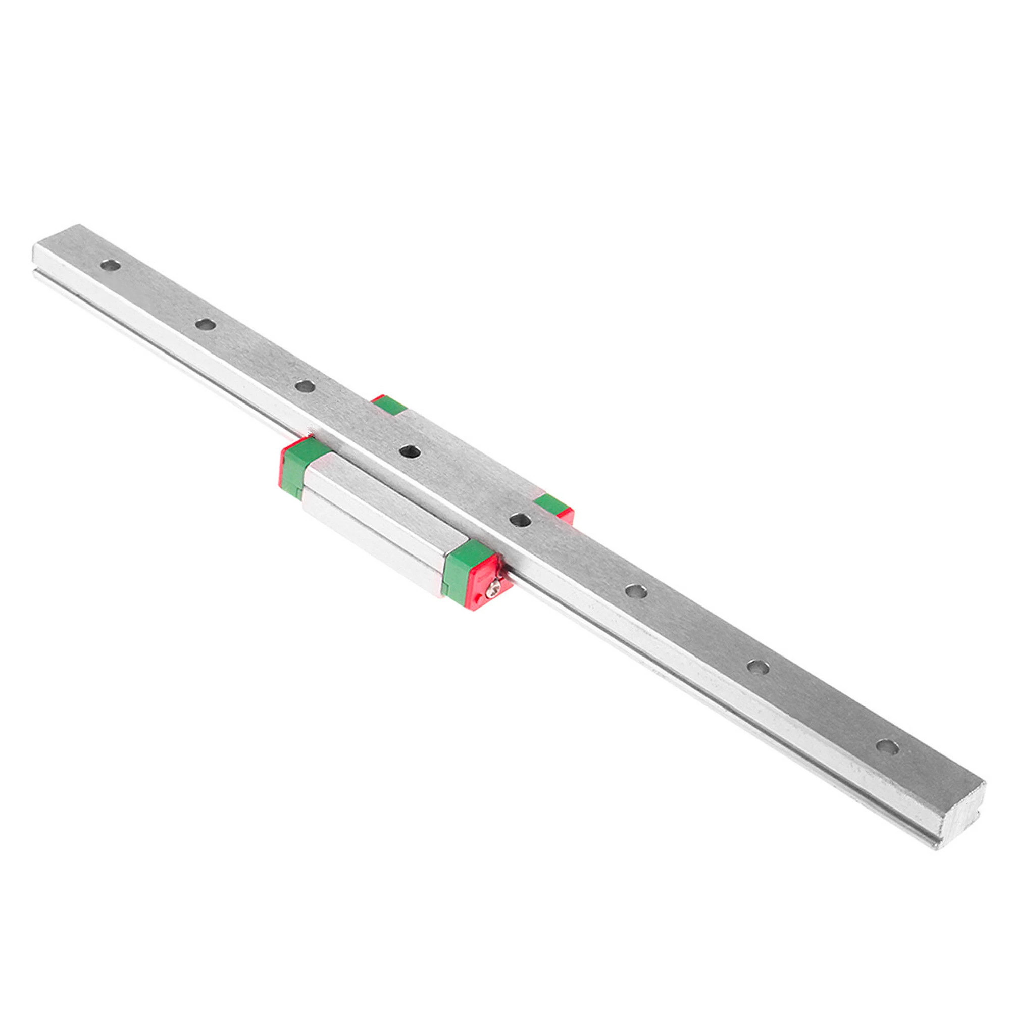 MGN7H MGN9H MGN12H MGN15H 100mm 150mm 200mm 250mm 300mm-550mm binario di guida lineare in miniatura carrello di scorrimento Parte stampante 3D MGN12C