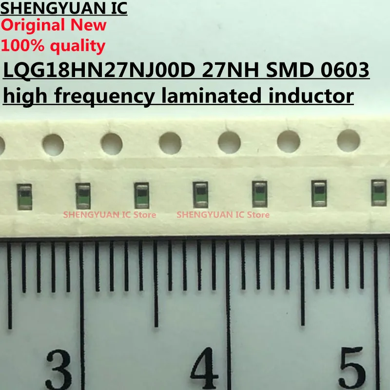 50pcs LQG18HN27NJ00D 27NH SMD 0603 high frequency laminated inductor LQG18HN27NJ00 100% new imported original 100% quality