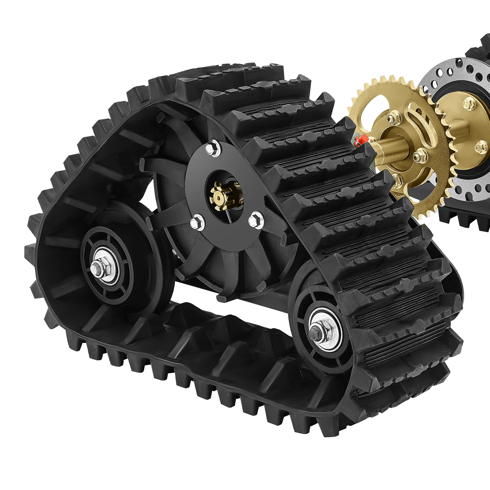 

Пара заднего моста Go Kart ATV UTV Багги Quad Заднее колесо Снежные резиновые песочные гусеницы Снегоход Используется для бензиновых мотоциклов, снегоходов