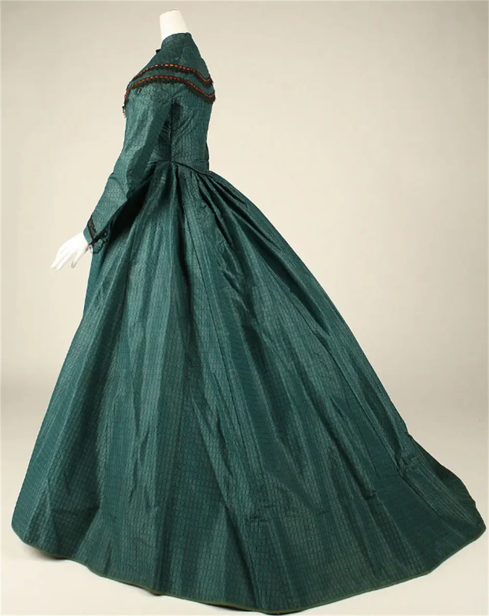 Revolution Georgian Era Victorian Ball Gown Historical Civil War Southern Belle Dress Green Ball Gown Custom Made