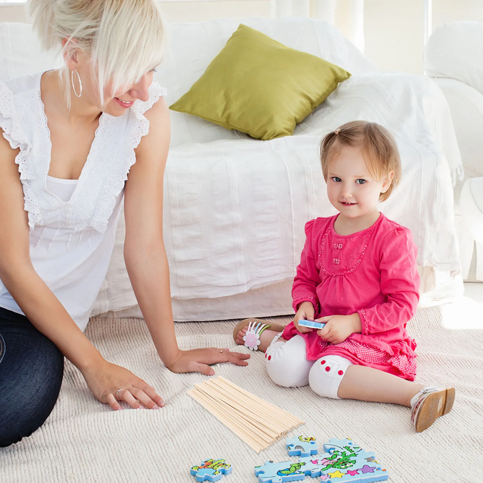 50 قطعة إيقاع العصي الخشب قضبان خشبية مستديرة صغيرة أفخاذ الصلبة الآلات الموسيقية المبتدئين الفصول الدراسية قرع مجموعة #6