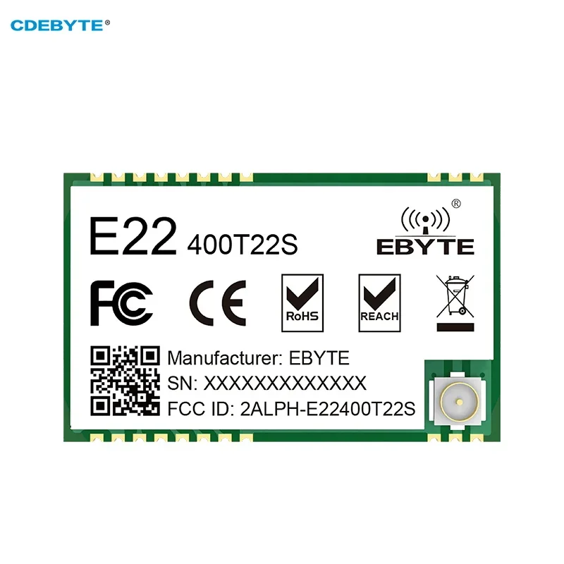 

RF Module 433MHz CDEBYTE E22-400T22S MD UART Wireless Transmitter And Receiver RSSI Net Work TXCO Transceiver Module