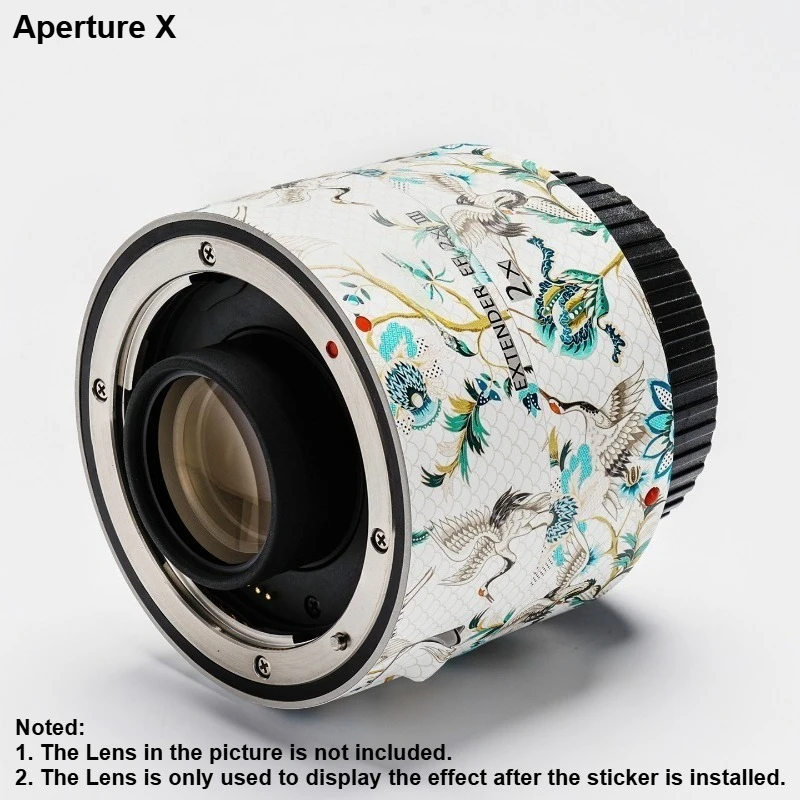 Защитная пленка-наклейка для телеобъектива Canon EF 2X III с покрытием против царапин, защитная пленка для корпуса, декоративная наклейка-скин