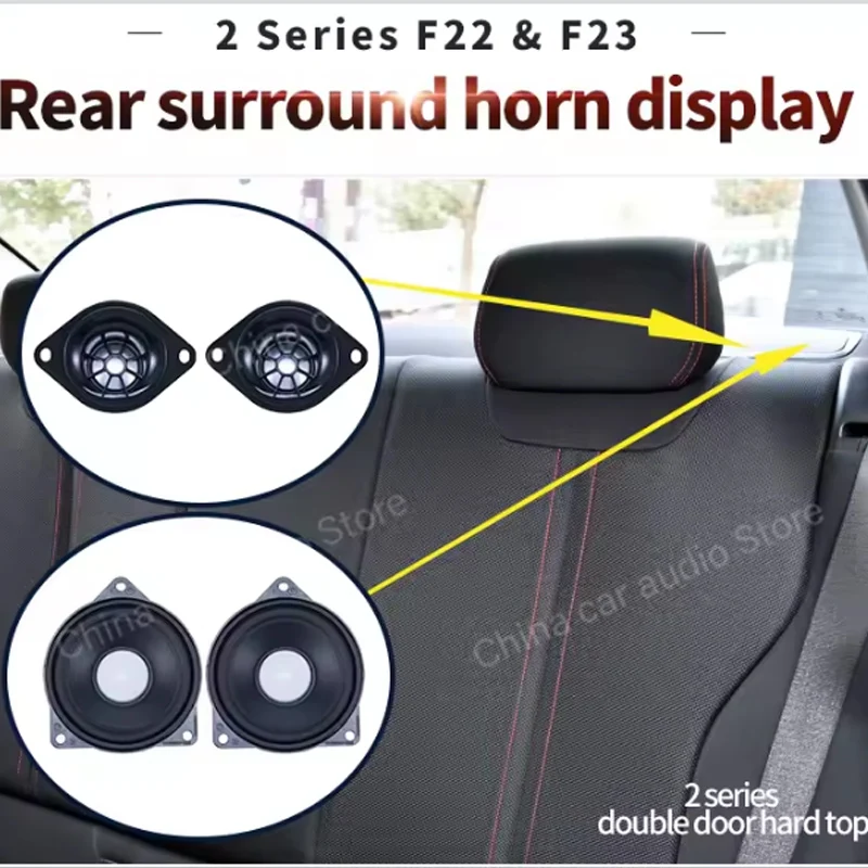 4 Inch Car Door Speaker Tweeter For BMW F10 E90 G30 G11 F11 E60 F23 2 5 series Midrange Audio Upgrade High Quality Loudspeaker - view 3