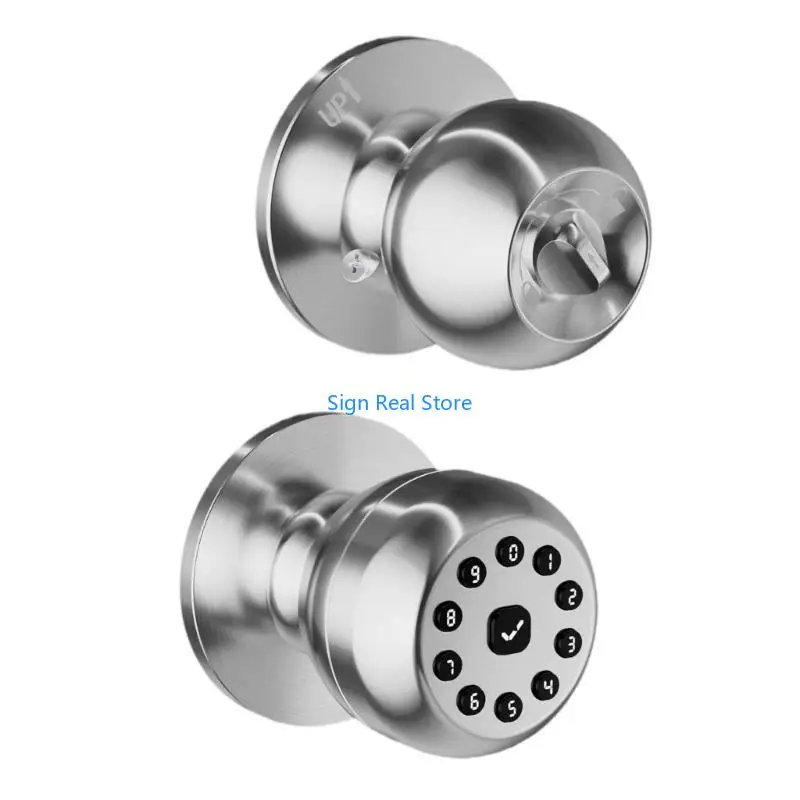 Porta anteriore Knob Intelligent Lock Lock Lock Keyless Port Lock Knob Intelligent Door With KeyPad Installa 41xB
