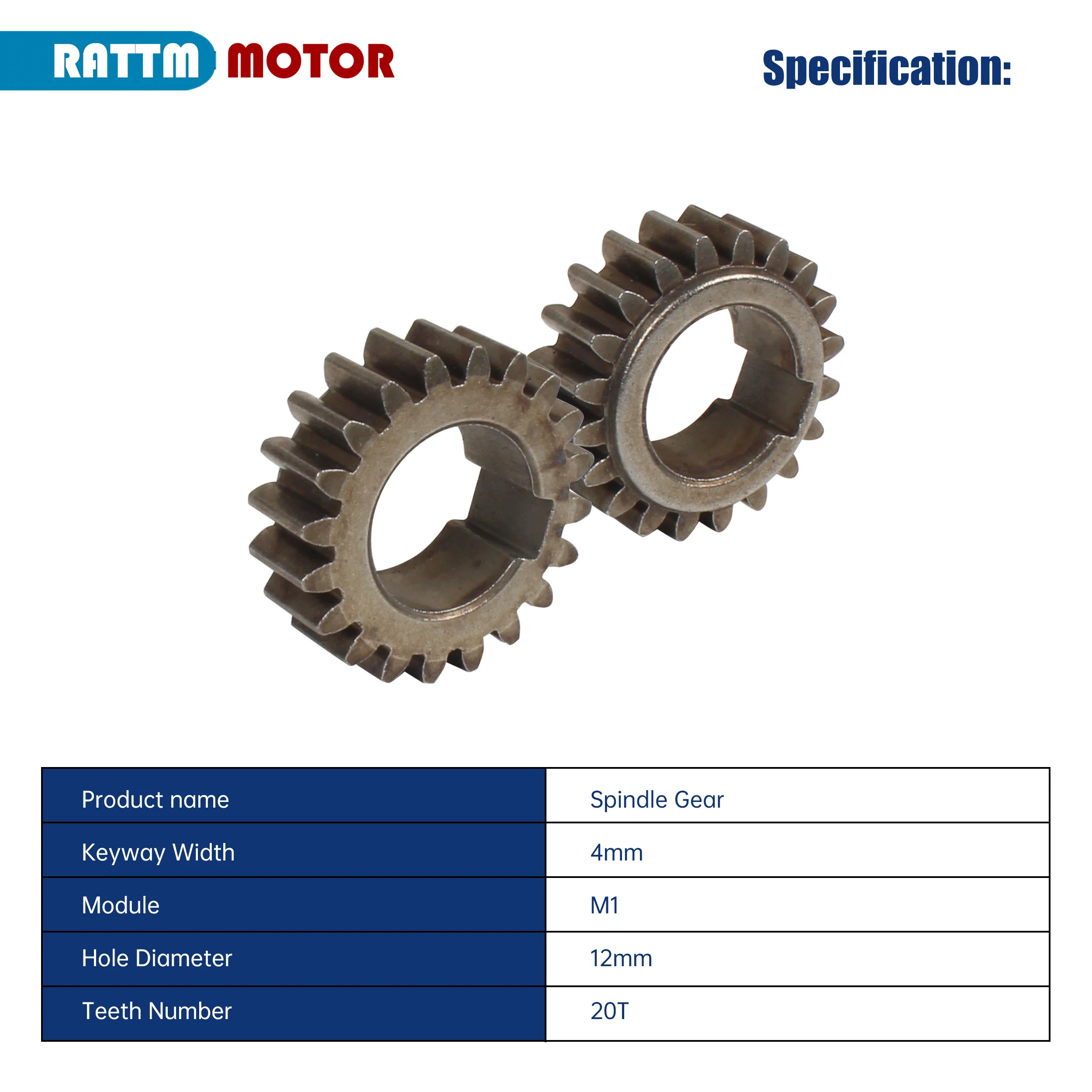 Spindle Change Gear 20T 45T For CJ0618 Metal Gear Set Lathe Machine Accessories view 2