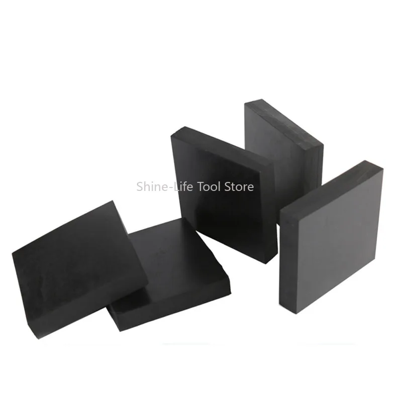 Thick 3-100mm Black Square Rubber Industrial Shock-absorbing Pad Air Conditioning Outdoor Unit Pad Anti Slip Damping Gasket