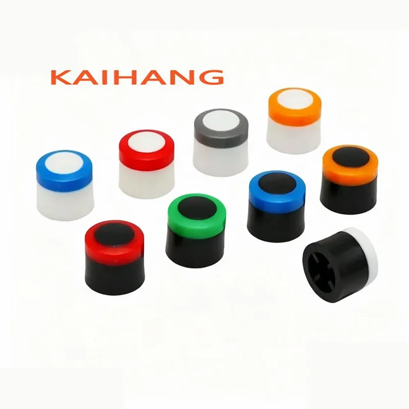 10PCS 10x9mm Plastic Double Color Knob Cap Tact Switch cap Power switch button cap Universal square and circular holes 3.2MM
