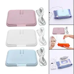 Portable wipe Warmer Napkin Heating Box Paper Warmer USB Charging Baby Wet Dispenser Baby Warmer for Babies