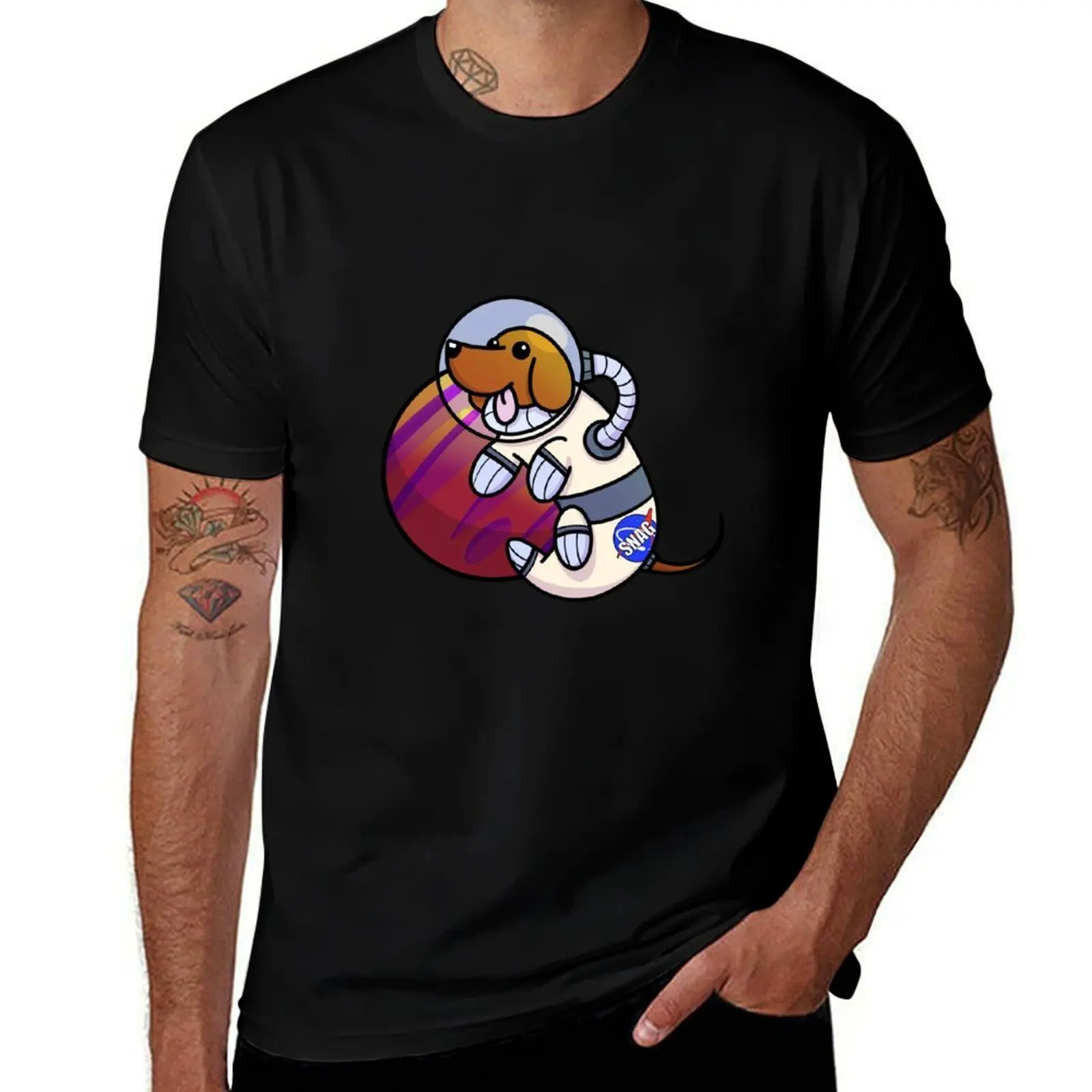 Space Sausage T-Shirt Fashion Simple Casual Tee Shirt